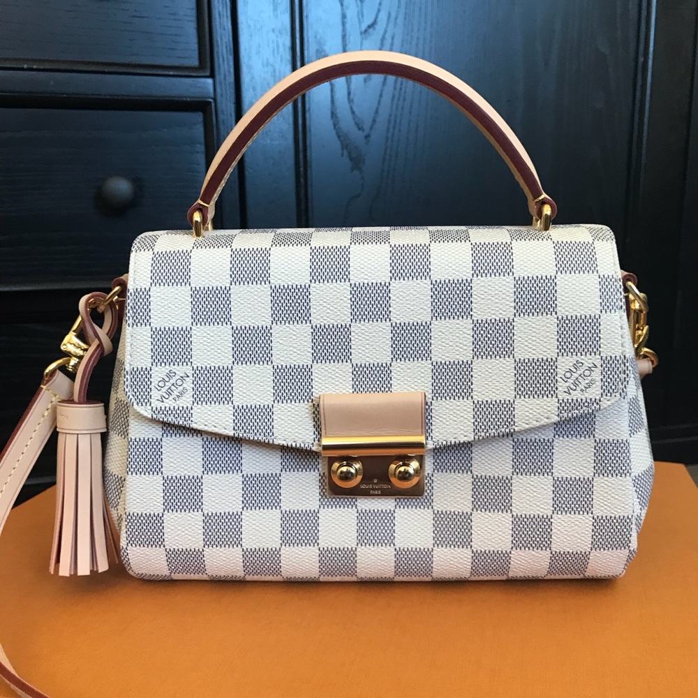 BRAND NEW LV CROISETTE DAMIER EBENE